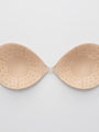 Strapless Fabric Adhesive Bra with Front Clip — Non-Stick Center